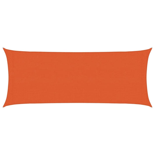 vidaXL Sunshade Sail 160 g/m² Orange 2x4.5 m HDPE