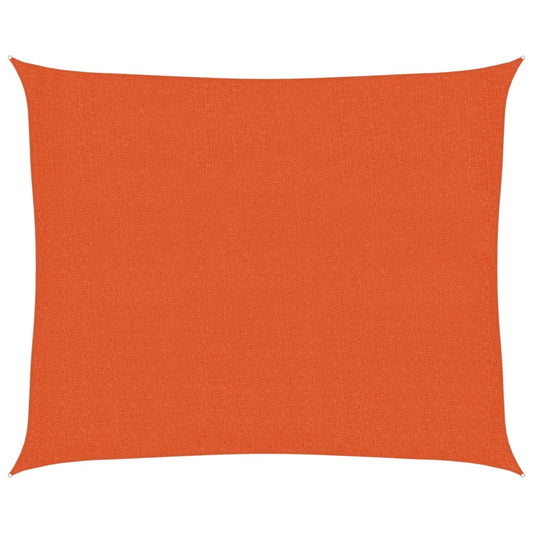 vidaXL Sunshade Sail 160 g/m² Orange 2.5x3 m HDPE