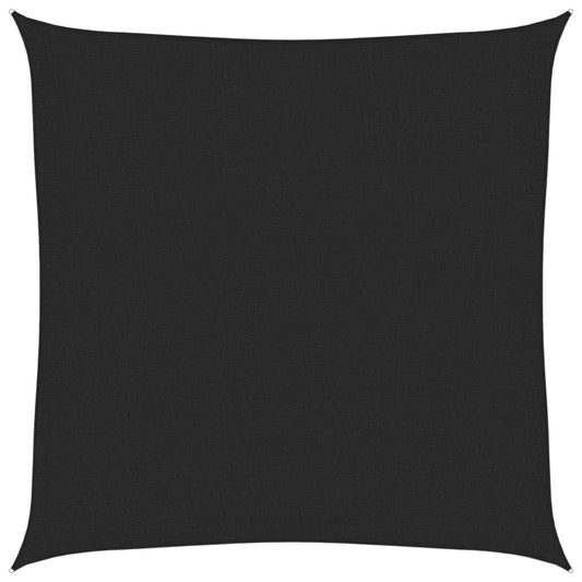 vidaXL Sunshade Sail 160 g/m² Black 3x3 m HDPE