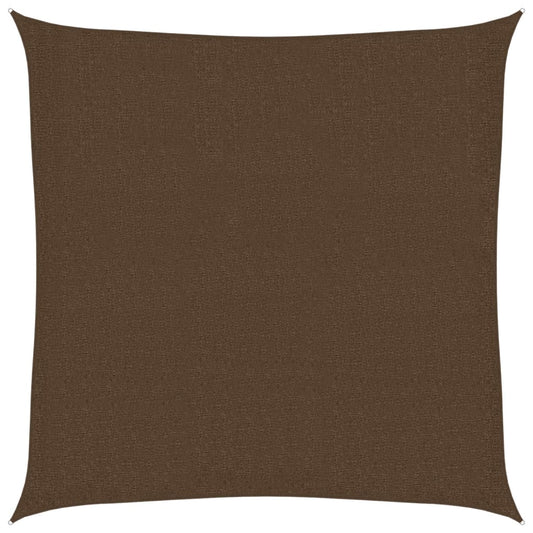 vidaXL Sunshade Sail 160 g/m² Brown 3x3 m HDPE