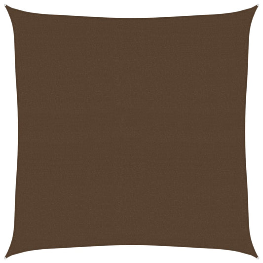 vidaXL Sunshade Sail 160 g/m² Brown 5x5 m HDPE