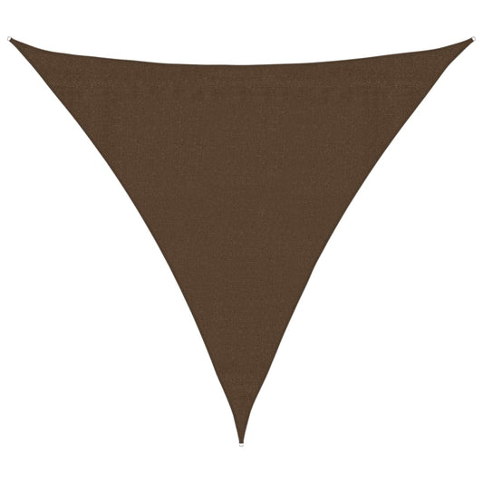 vidaXL Sunshade Sail 160 g/m² Brown 3x3x3 m HDPE