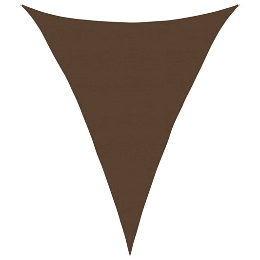vidaXL Sunshade Sail 160 g/m² Brown 5x6x6 m HDPE