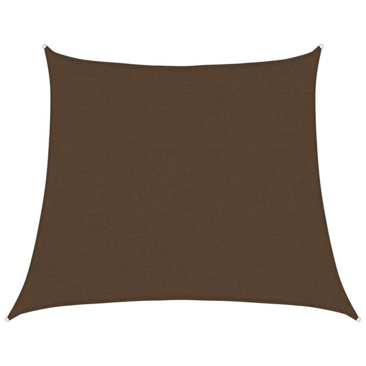 vidaXL Sunshade Sail 160 g/m² Trapezium Brown 4/5x4 m HDPE