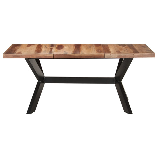 vidaXL Dining Table 180x90x75 cm Solid Wood with Honey Finish