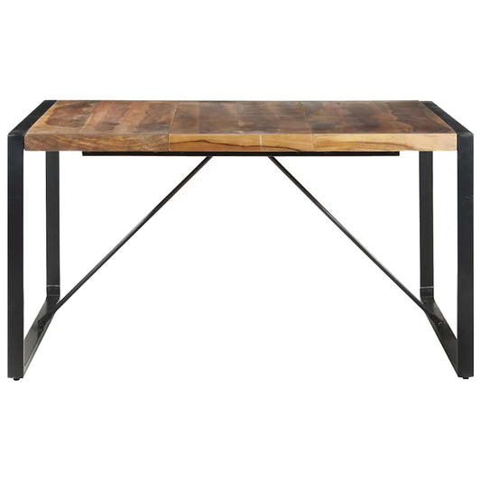 vidaXL Dining Table 140x140x75 cm Solid Wood