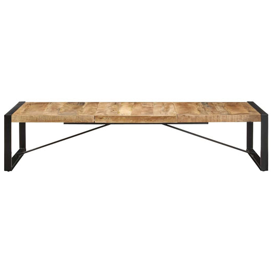 321588 vidaXL Coffee Table 180x90x40 cm Rough Mango Wood