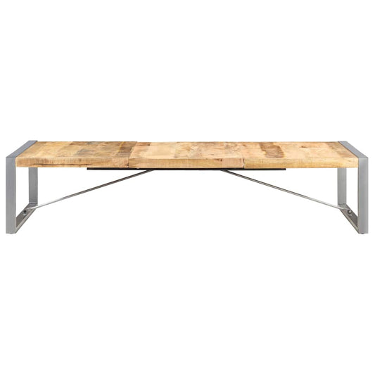 321591 vidaXL Coffee Table 180x90x40 cm Rough Mango Wood
