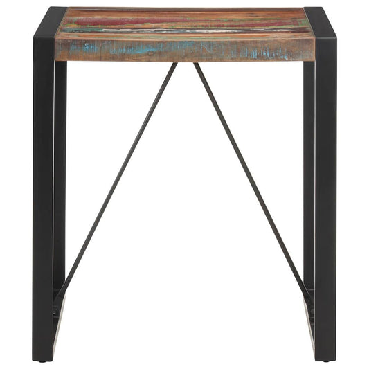 321597 vidaXL Dining Table 70x70x75 cm Solid Reclaimed Wood
