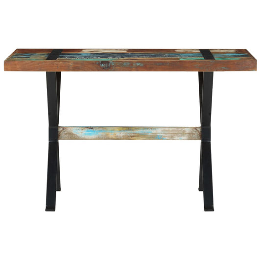 321605 vidaXL Dining Table 120x60x76 cm Solid Reclaimed Wood