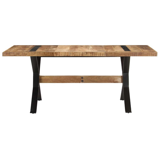 321610 vidaXL Dining Table 180x90x76 cm Rough Mango Wood