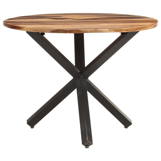 321683 vidaXL Dining Table 100x100x75 cm Acacia Wood with Honey Finish