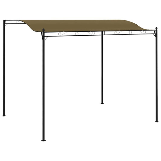 vidaXL Sunshade Awning 3x2,4 m Taupe 180 g/m²
