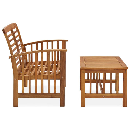 vidaXL Garden Lounge Set | Brown | Solid acacia wood | Medium | Durable