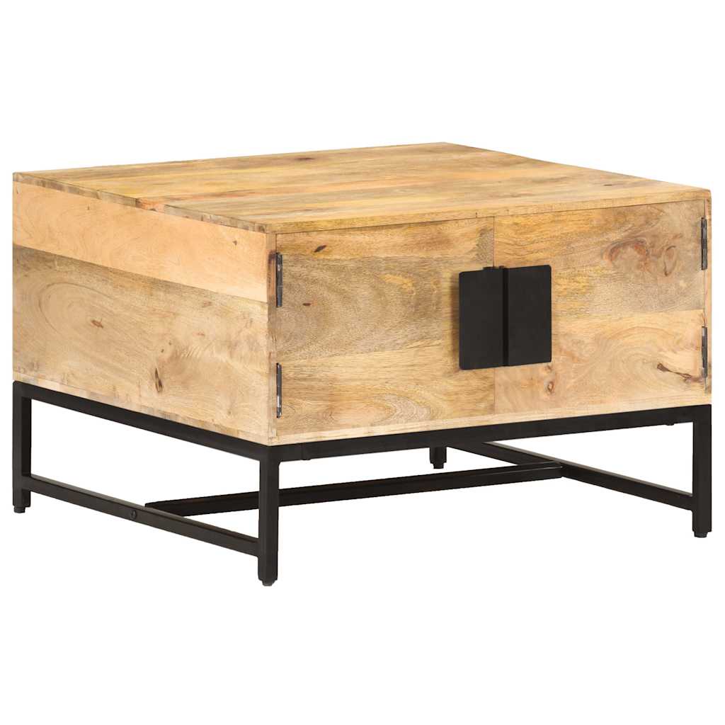 320375 vidaXL Coffee Table 67x67x45 cm Solid Mango Wood