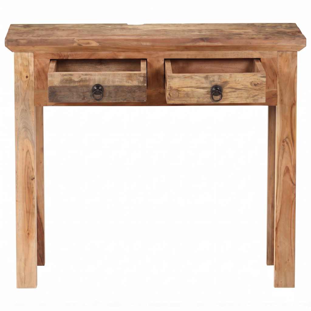320381 vidaXL Console Table 90,5x30x75cm Solid Acacia Wood and Reclaimed Wood
