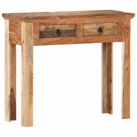 320381 vidaXL Console Table 90,5x30x75cm Solid Acacia Wood and Reclaimed Wood