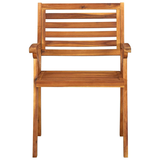 vidaXL Garden Chairs 3 pcs Solid Acacia Wood