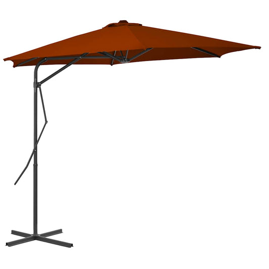 vidaXL Garden Parasol | Terracotta | Fabric | 300 cm diameter