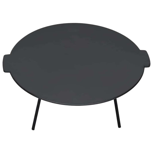 313361 vidaXL Grill Plate Ø44 cm Cast Iron