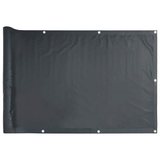 vidaXL Balcony Screen Anthracite 75x300 cm Oxford Fabric