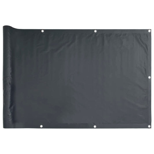 vidaXL Balcony Screen Anthracite 120x500 cm Oxford Fabric