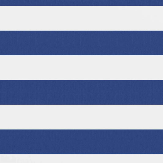 vidaXL Balcony Screen White and Blue 90x500 cm Oxford Fabric