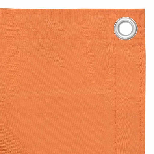 135055 vidaXL Balcony Screen Orange 120x600 cm Oxford Fabric