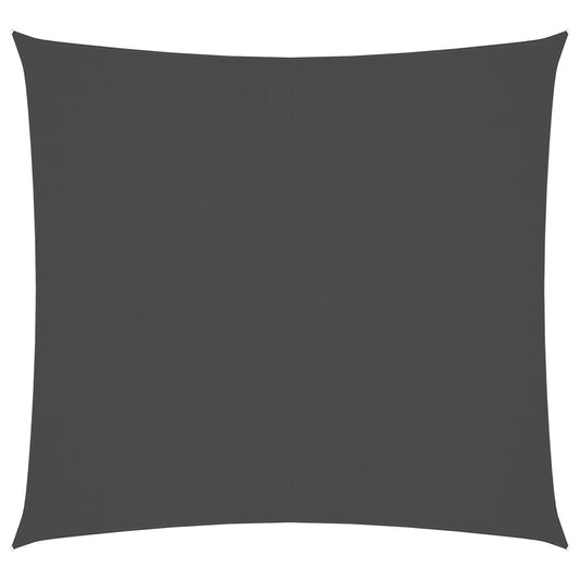 vidaXL Sunshade Sail Oxford Fabric Square 5x5 m Anthracite