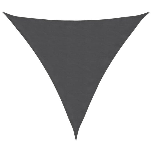 vidaXL Sunshade Sail Oxford Fabric Triangular 3x3x3 m Anthracite