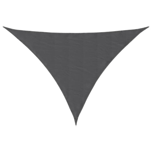 vidaXL Sun Sail | Anthracite | PU coated oxford fabric | 3 x 3 x 4.24 m