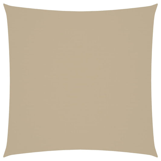 vidaXL Sunshade Sail Oxford Fabric Square 3x3 m Beige