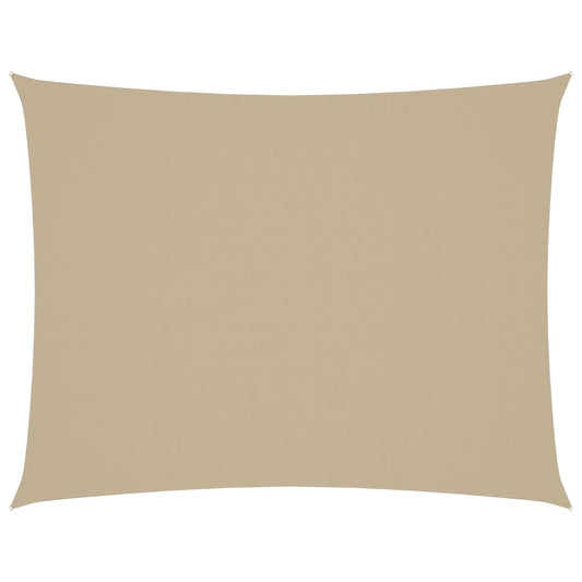 vidaXL Sunshade Sail Oxford Fabric Rectangular 2x3 m Beige