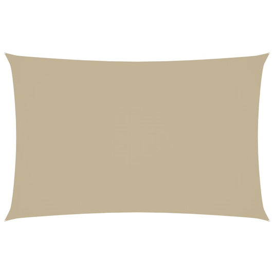 vidaXL Sunshade Sail Oxford Fabric Rectangular 2x5 m Beige