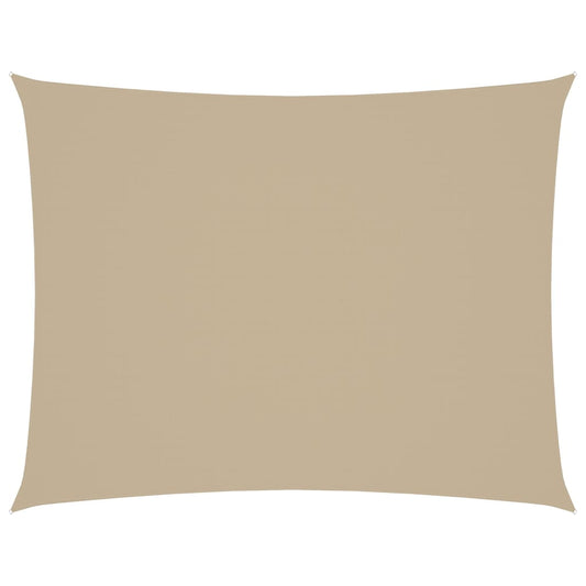 vidaXL Sunshade Sail Oxford Fabric Rectangular 2.5x3.5 m Beige