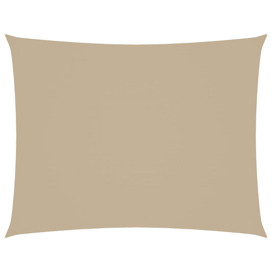 vidaXL Sunshade Sail Oxford Fabric Rectangular 2.5x4 m Beige