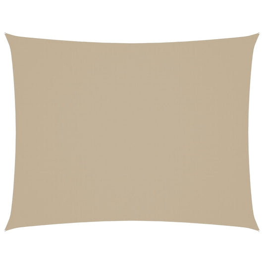 vidaXL Sunshade Sail Oxford Fabric Rectangular 3x4 m Beige