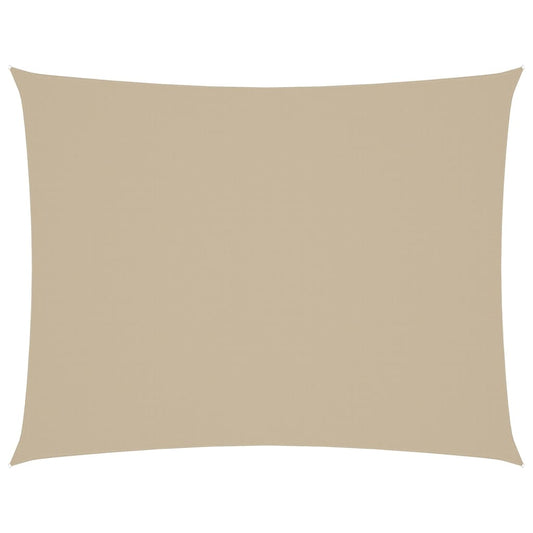 vidaXL Sunshade Sail Oxford Fabric Rectangular 3x4.5 m Beige