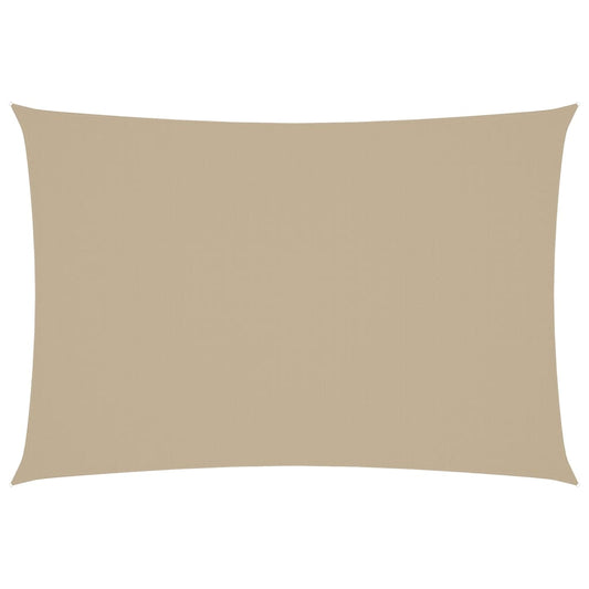 vidaXL Sunshade Sail Oxford Fabric Rectangular 3x5 m Beige