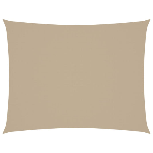 vidaXL Sunshade Sail Oxford Fabric Rectangular 6x7 m Beige