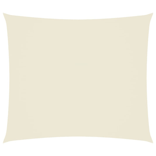 vidaXL Sunshade Sail Oxford Fabric Rectangular 2x2.5 m Cream