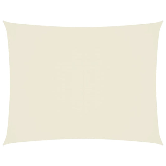 vidaXL Sunshade Sail Oxford Fabric Rectangular 2x3.5 m Cream