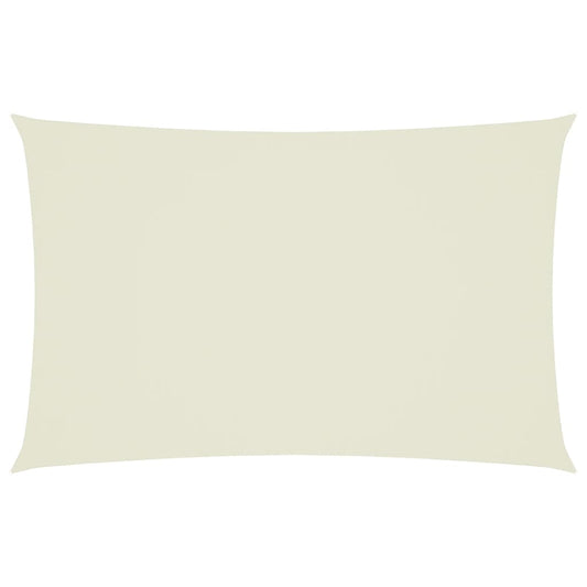 vidaXL Sunshade Sail Oxford Fabric Rectangular 2.5x5 m Cream