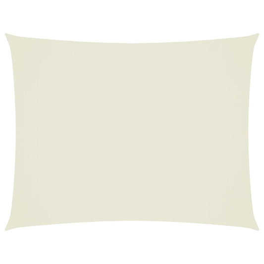 vidaXL Sunshade Sail Oxford Fabric Rectangular 3x6 m Cream