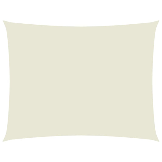vidaXL Sunshade Sail Oxford Fabric Rectangular 3.5x4.5 m Cream