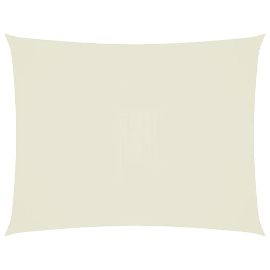 vidaXL Sunshade Sail Oxford Fabric Rectangular 4x5 m Cream
