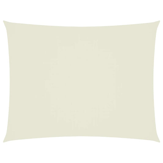 vidaXL Sunshade Sail Oxford Fabric Rectangular 5x6 m Cream