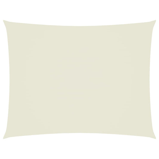 vidaXL Sunshade Sail Oxford Fabric Rectangular 5x7 m Cream