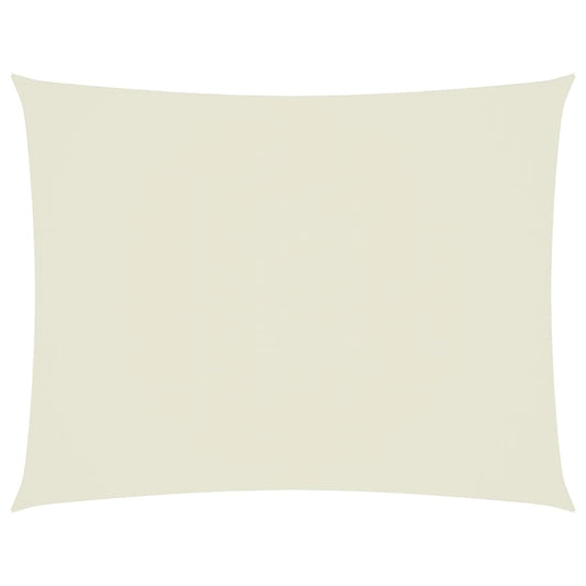 vidaXL Sunshade Sail Oxford Fabric Rectangular 6x7 m Cream