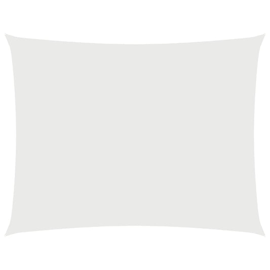 vidaXL Sunshade Sail Oxford Fabric Rectangular 2x3.5 m White